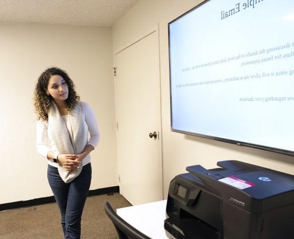 Esmeralda Aldana at the Martin Gipson Center